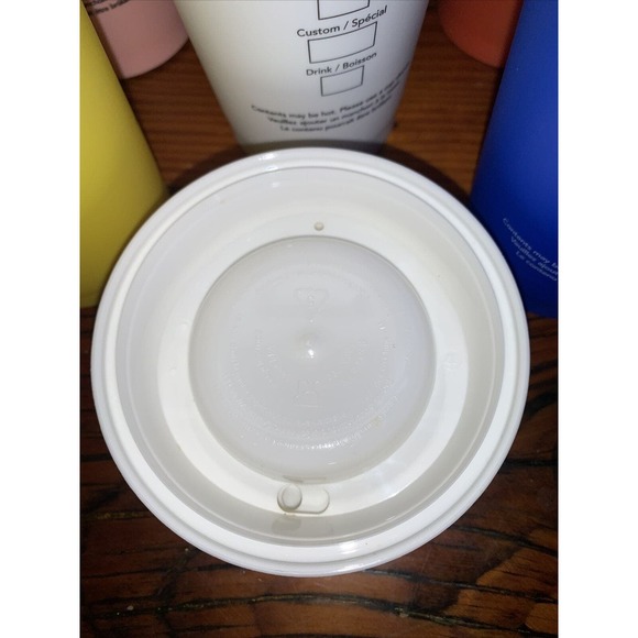 Starbucks 6pc. Limited Edition Set Reusable 16oz. Cup Collection w/ Lids - Picture 4 of 5